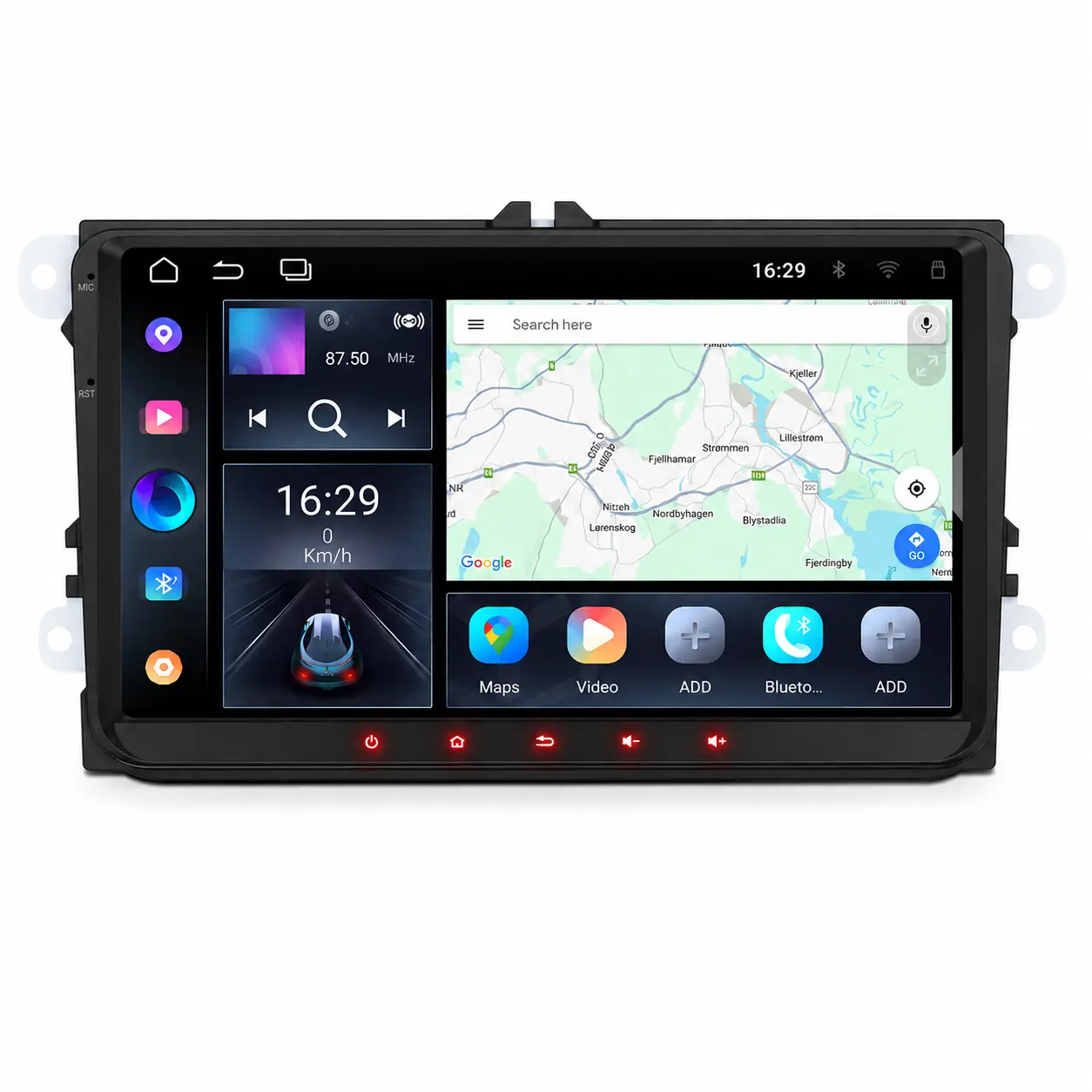9″ Android мултимедија за VW Golf 5 – 4GB RAM и 64GB ROM